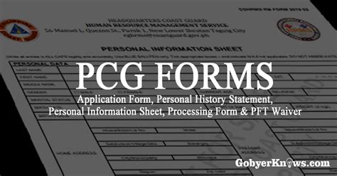 pcg downloadables|GobyerKnows: FORM: PCG Application & Processing Form, .